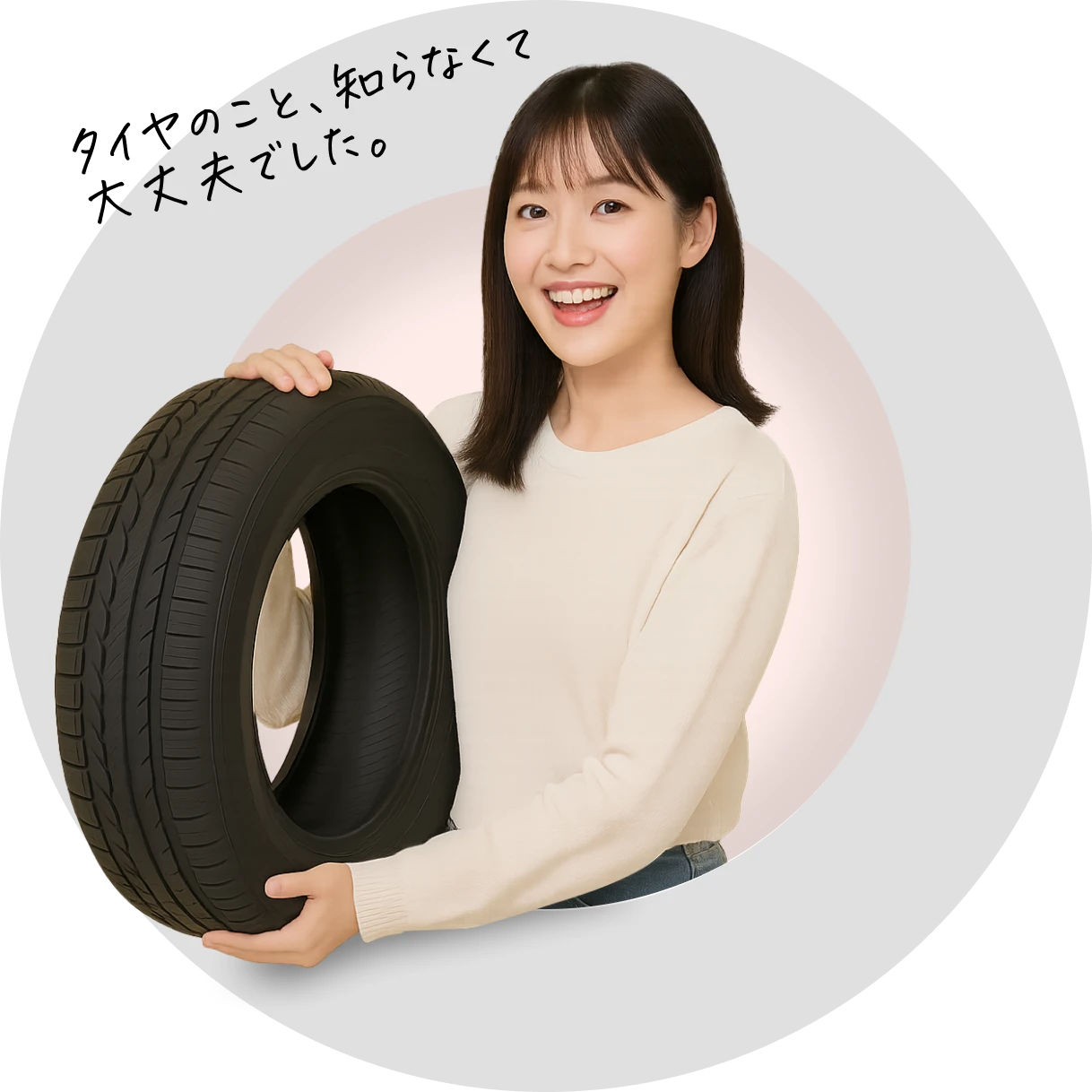 タイヤのこと、知らなくて大丈夫でした。